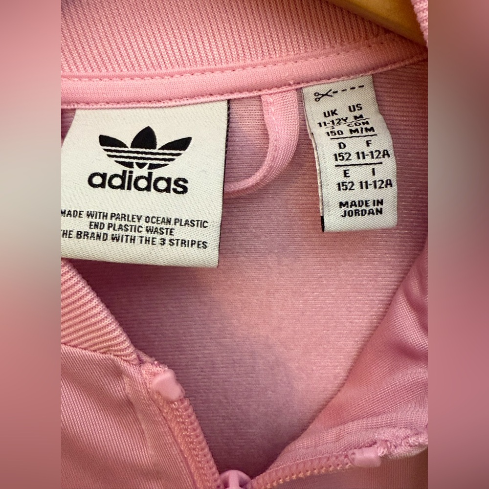 Adidas Originals Women’s SST Pink Track Jacket | Medium - Picture 3 of 3